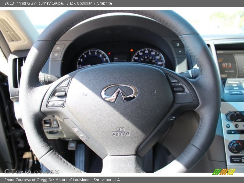 Black Obsidian / Graphite 2013 Infiniti G 37 Journey Coupe