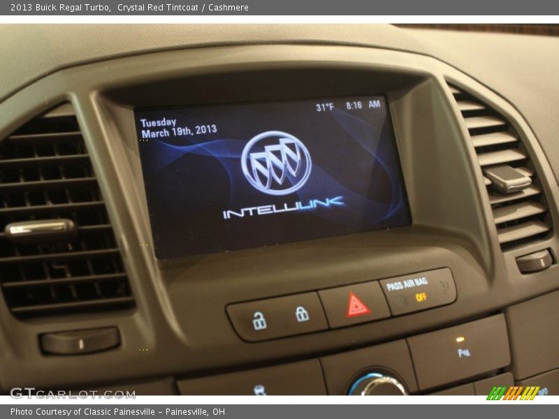 Crystal Red Tintcoat / Cashmere 2013 Buick Regal Turbo