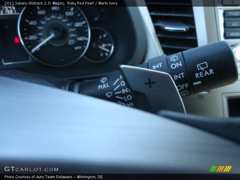 Ruby Red Pearl / Warm Ivory 2011 Subaru Outback 2.5i Wagon