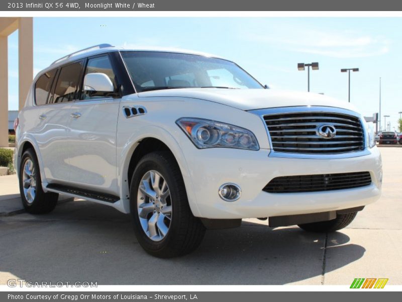 Moonlight White / Wheat 2013 Infiniti QX 56 4WD