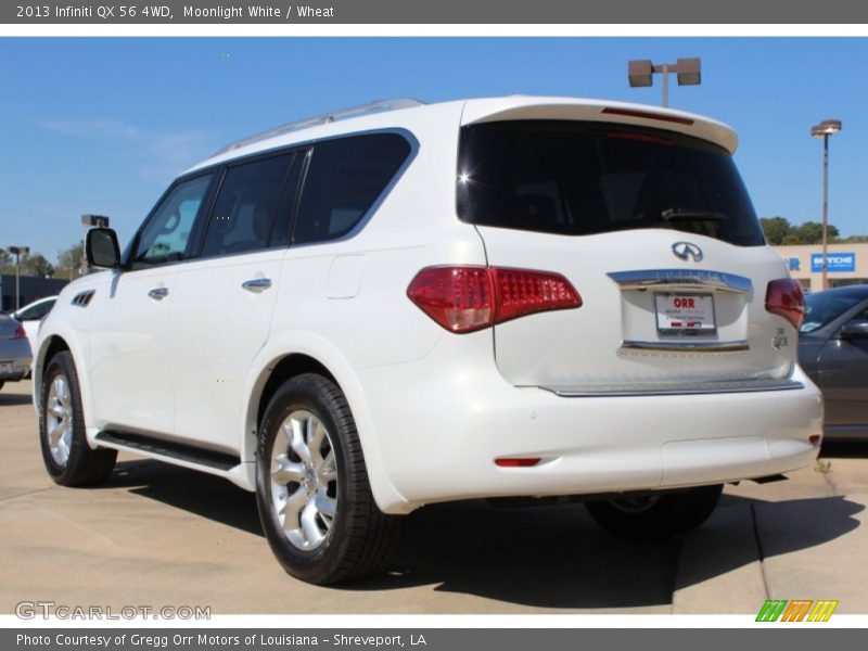 Moonlight White / Wheat 2013 Infiniti QX 56 4WD