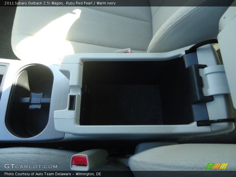 Ruby Red Pearl / Warm Ivory 2011 Subaru Outback 2.5i Wagon