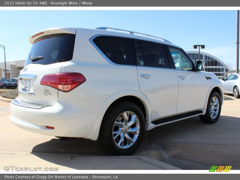 Moonlight White / Wheat 2013 Infiniti QX 56 4WD