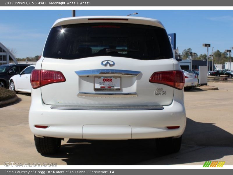 Moonlight White / Wheat 2013 Infiniti QX 56 4WD