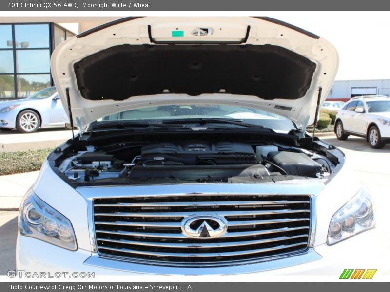 Moonlight White / Wheat 2013 Infiniti QX 56 4WD