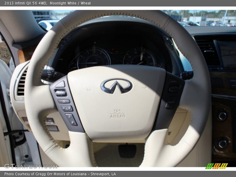 Moonlight White / Wheat 2013 Infiniti QX 56 4WD