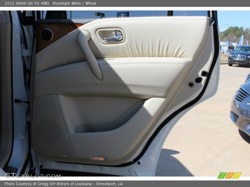 Moonlight White / Wheat 2013 Infiniti QX 56 4WD