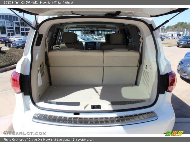 Moonlight White / Wheat 2013 Infiniti QX 56 4WD