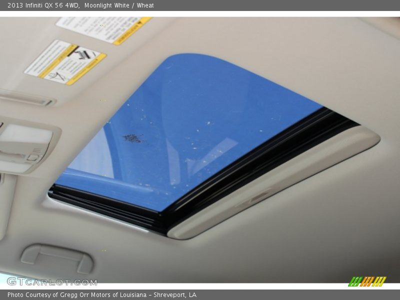 Moonlight White / Wheat 2013 Infiniti QX 56 4WD