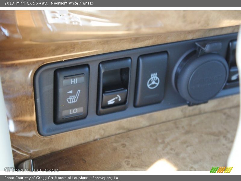 Moonlight White / Wheat 2013 Infiniti QX 56 4WD