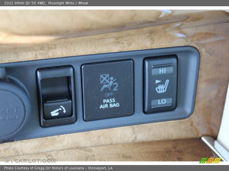 Controls of 2013 QX 56 4WD