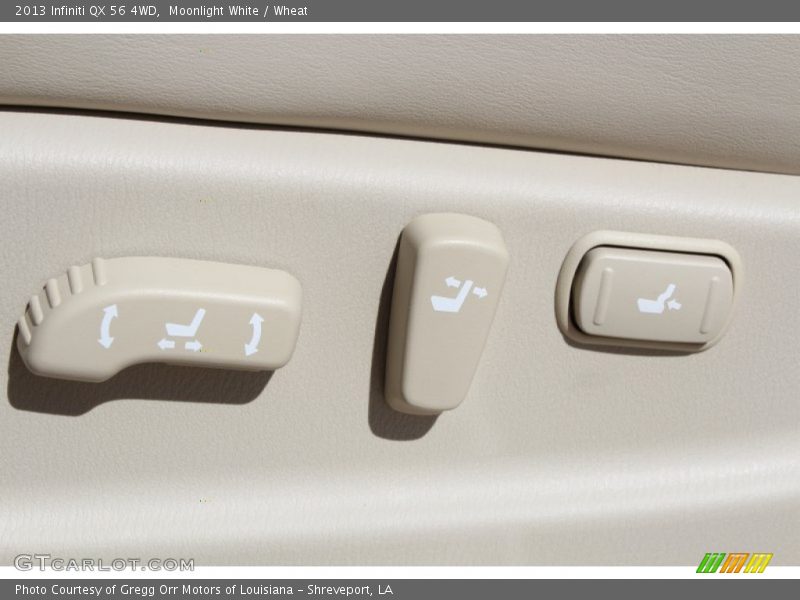 Moonlight White / Wheat 2013 Infiniti QX 56 4WD