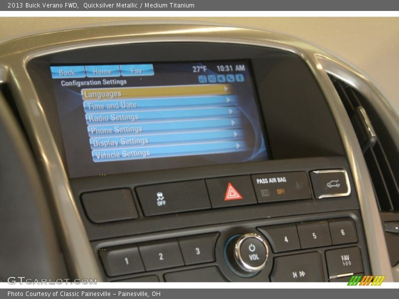 Quicksilver Metallic / Medium Titanium 2013 Buick Verano FWD