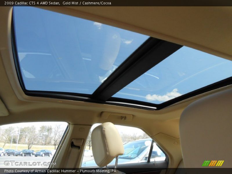 Gold Mist / Cashmere/Cocoa 2009 Cadillac CTS 4 AWD Sedan