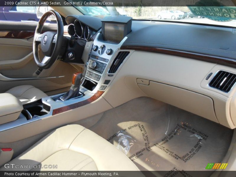 Gold Mist / Cashmere/Cocoa 2009 Cadillac CTS 4 AWD Sedan