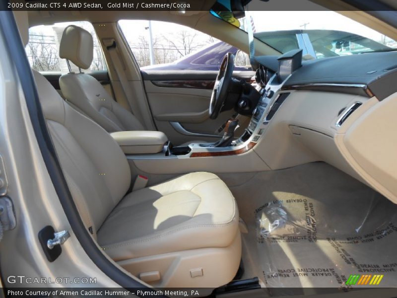 Gold Mist / Cashmere/Cocoa 2009 Cadillac CTS 4 AWD Sedan