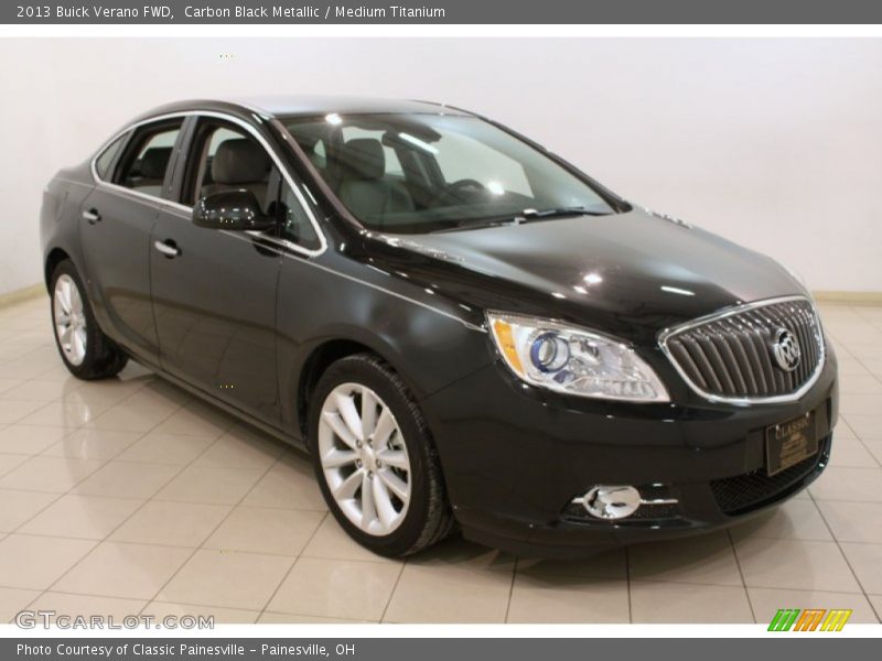 Carbon Black Metallic / Medium Titanium 2013 Buick Verano FWD