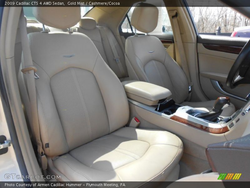 Gold Mist / Cashmere/Cocoa 2009 Cadillac CTS 4 AWD Sedan