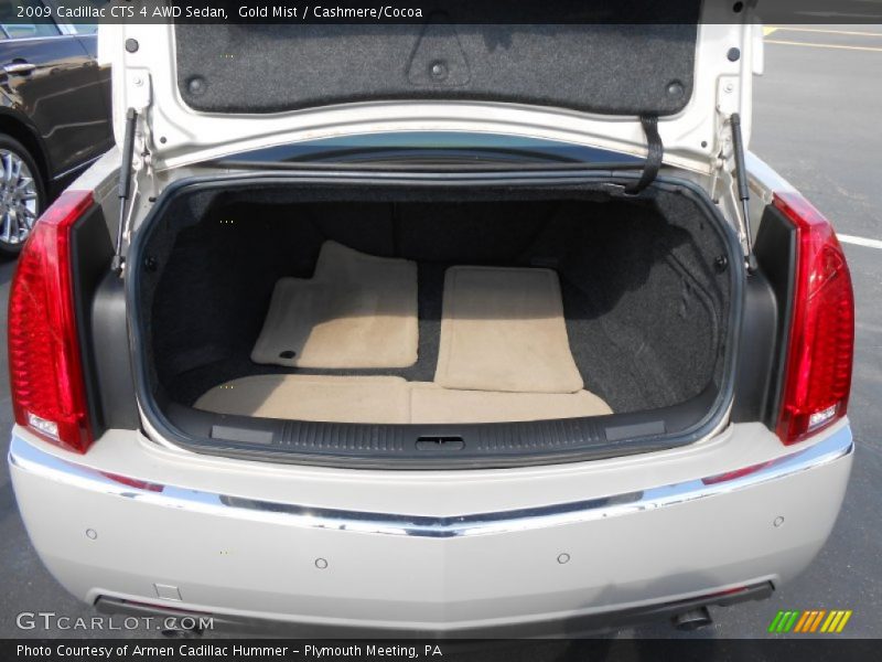 Gold Mist / Cashmere/Cocoa 2009 Cadillac CTS 4 AWD Sedan