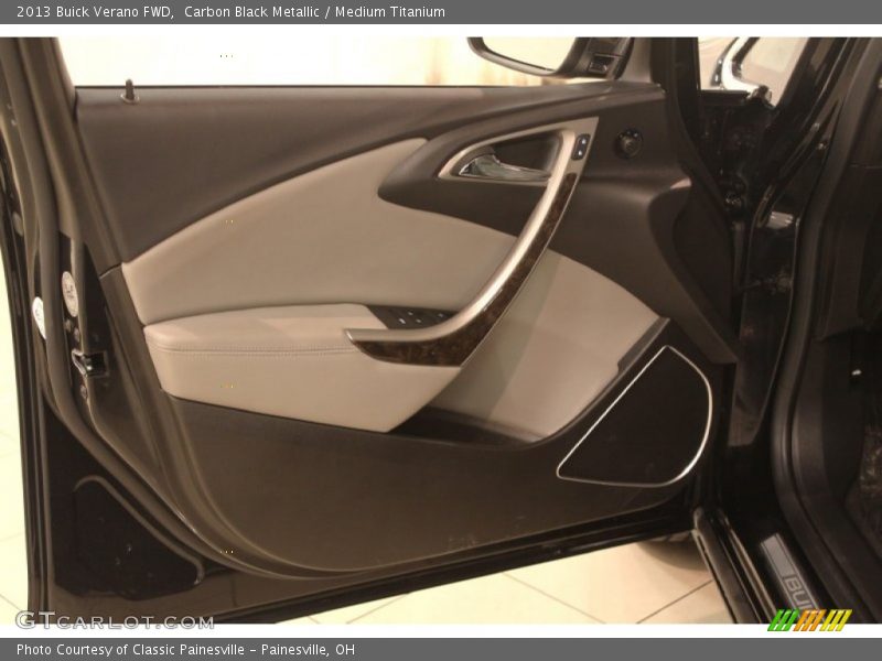 Carbon Black Metallic / Medium Titanium 2013 Buick Verano FWD