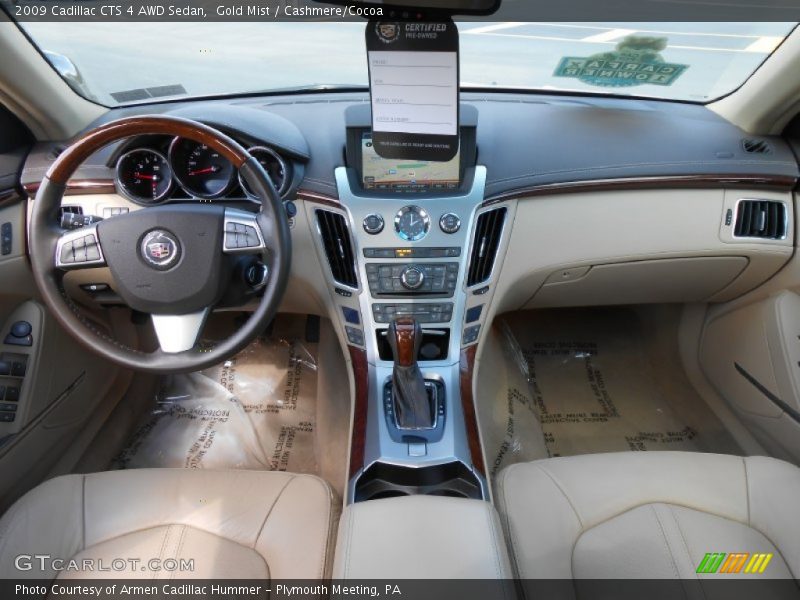 Gold Mist / Cashmere/Cocoa 2009 Cadillac CTS 4 AWD Sedan