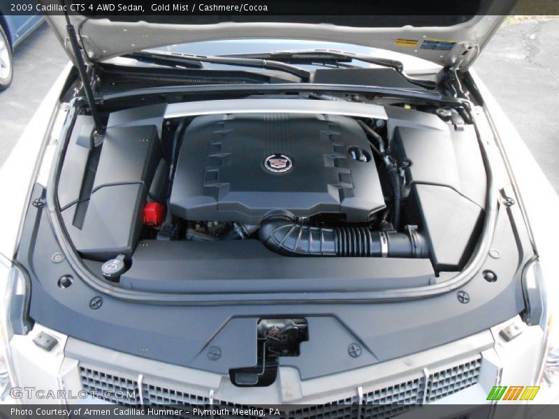 Gold Mist / Cashmere/Cocoa 2009 Cadillac CTS 4 AWD Sedan