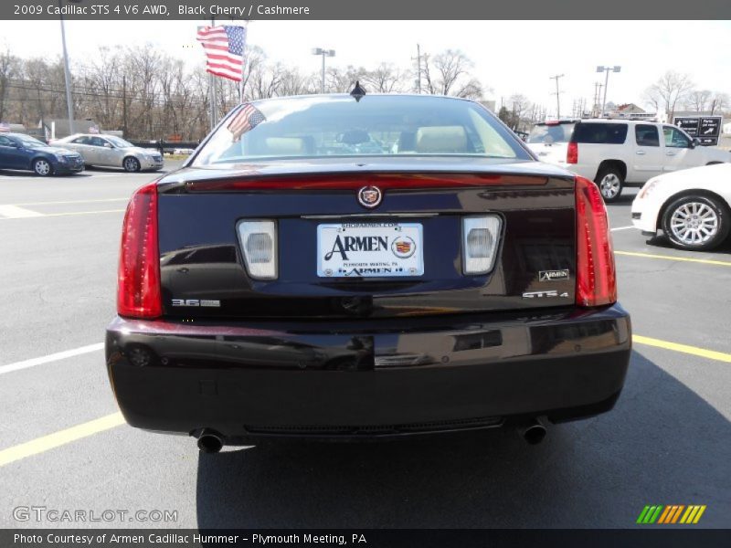 Black Cherry / Cashmere 2009 Cadillac STS 4 V6 AWD