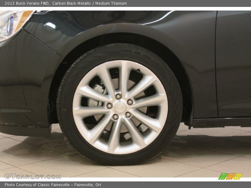 Carbon Black Metallic / Medium Titanium 2013 Buick Verano FWD