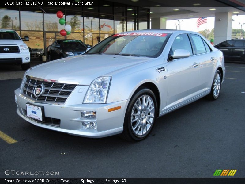 Radiant Silver / Light Gray 2010 Cadillac STS V8