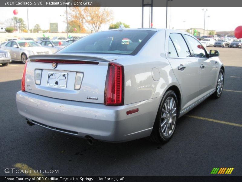 Radiant Silver / Light Gray 2010 Cadillac STS V8