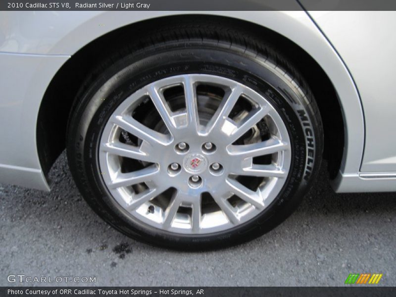 Radiant Silver / Light Gray 2010 Cadillac STS V8