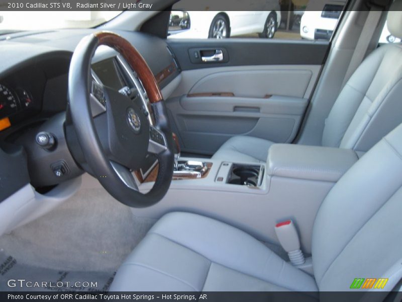 Radiant Silver / Light Gray 2010 Cadillac STS V8