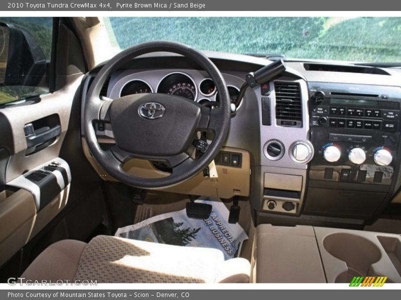 Pyrite Brown Mica / Sand Beige 2010 Toyota Tundra CrewMax 4x4