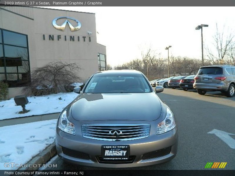 Platinum Graphite / Graphite 2009 Infiniti G 37 x Sedan
