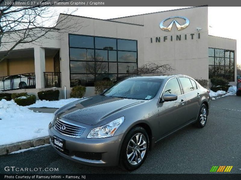 Platinum Graphite / Graphite 2009 Infiniti G 37 x Sedan