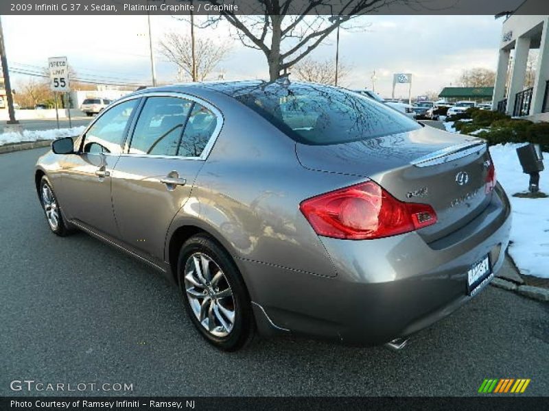 Platinum Graphite / Graphite 2009 Infiniti G 37 x Sedan