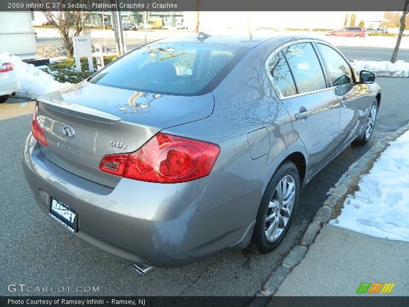 Platinum Graphite / Graphite 2009 Infiniti G 37 x Sedan