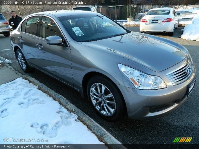 Platinum Graphite / Graphite 2009 Infiniti G 37 x Sedan