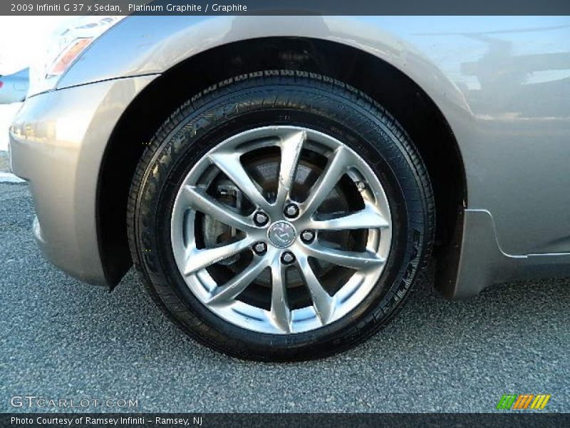 Platinum Graphite / Graphite 2009 Infiniti G 37 x Sedan