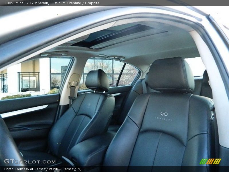 Platinum Graphite / Graphite 2009 Infiniti G 37 x Sedan