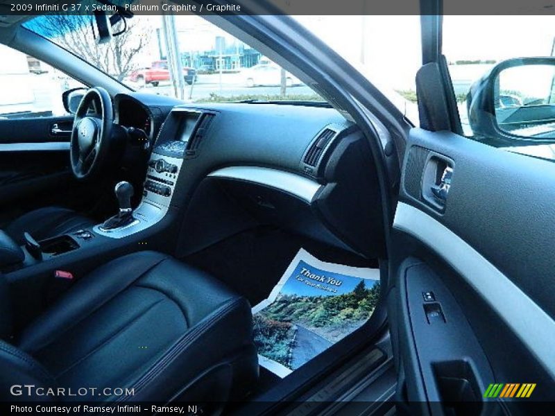 Platinum Graphite / Graphite 2009 Infiniti G 37 x Sedan