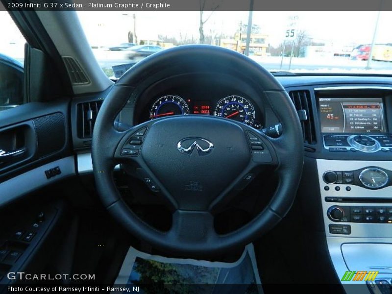 Platinum Graphite / Graphite 2009 Infiniti G 37 x Sedan