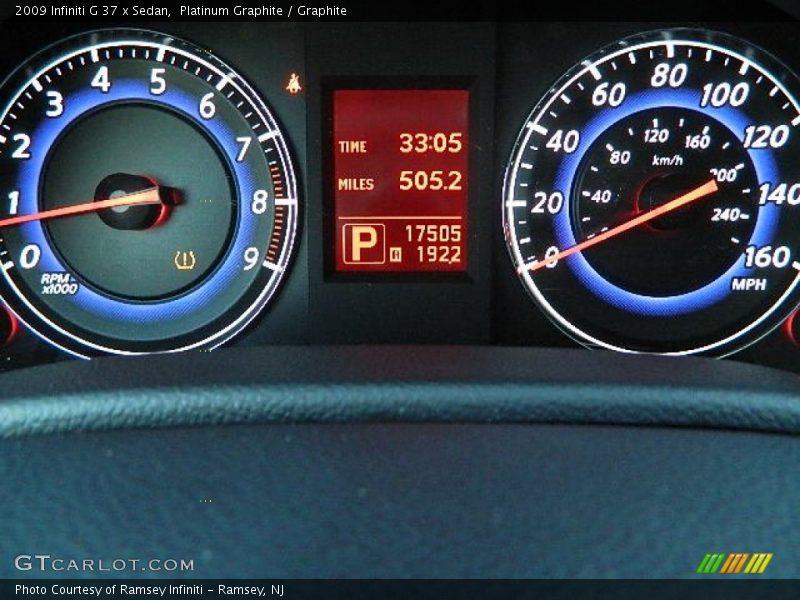 Platinum Graphite / Graphite 2009 Infiniti G 37 x Sedan