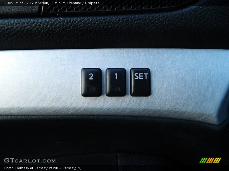 Platinum Graphite / Graphite 2009 Infiniti G 37 x Sedan