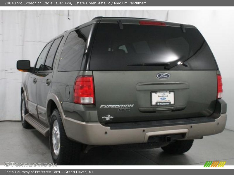 Estate Green Metallic / Medium Parchment 2004 Ford Expedition Eddie Bauer 4x4