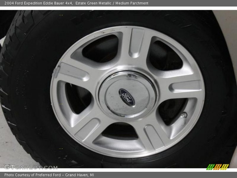 Estate Green Metallic / Medium Parchment 2004 Ford Expedition Eddie Bauer 4x4