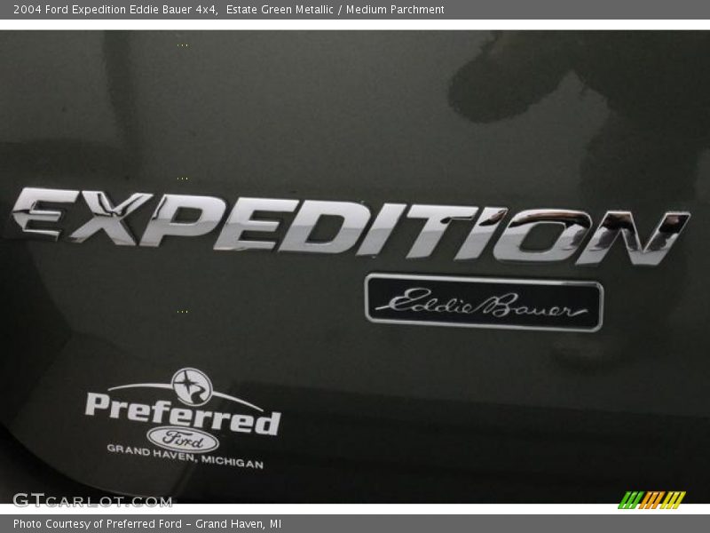 Estate Green Metallic / Medium Parchment 2004 Ford Expedition Eddie Bauer 4x4