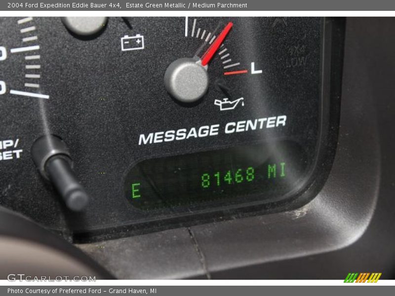 Estate Green Metallic / Medium Parchment 2004 Ford Expedition Eddie Bauer 4x4