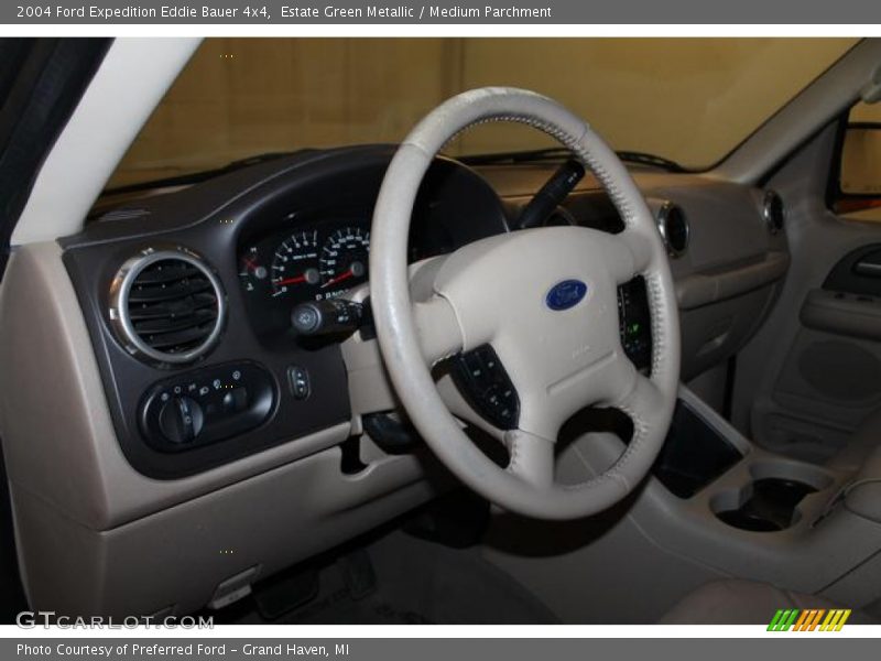 Estate Green Metallic / Medium Parchment 2004 Ford Expedition Eddie Bauer 4x4