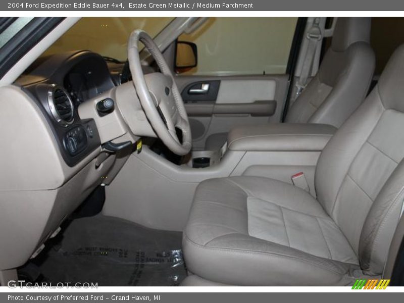 Estate Green Metallic / Medium Parchment 2004 Ford Expedition Eddie Bauer 4x4
